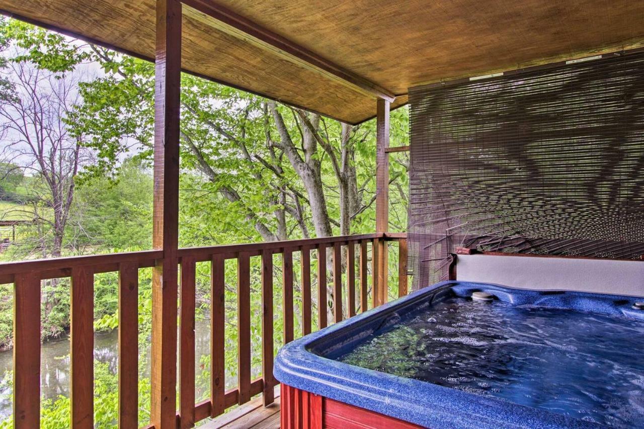 River Rush- Cozy Riverfront Cabin 5 Mi To Pigeon Forge Sevierville Exteriör bild