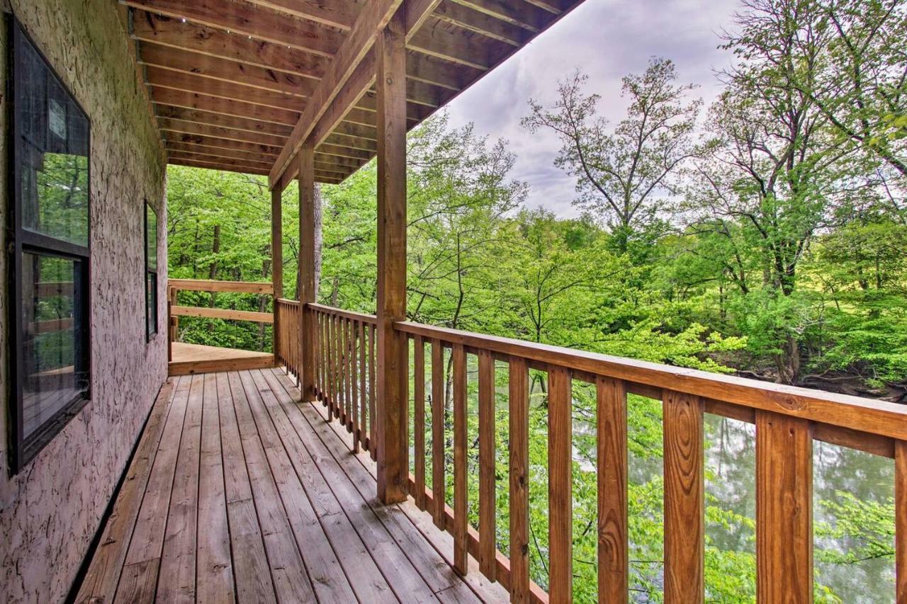 River Rush- Cozy Riverfront Cabin 5 Mi To Pigeon Forge Sevierville Exteriör bild